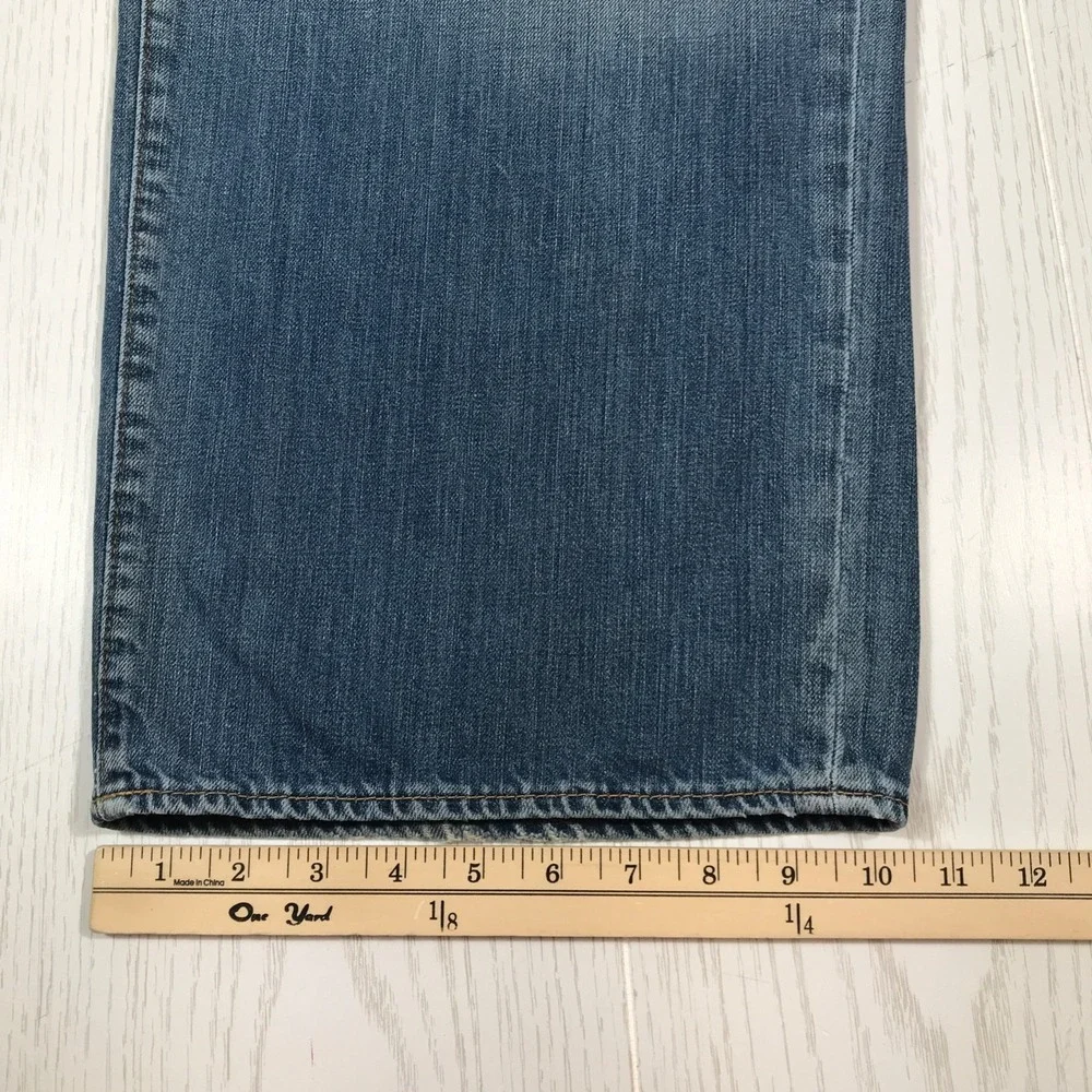 Polo Ralph Lauren Big Size Jeans 46x30 Blue Ashmore 100% Cotton Relaxed Work